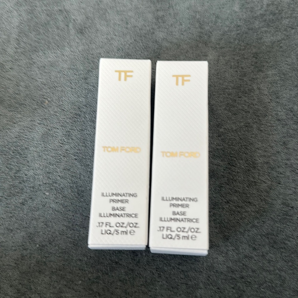 Tom Ford Illuminating Primer Foundation Base Travel Mini Size 0.17oz 5ml x2 NIB